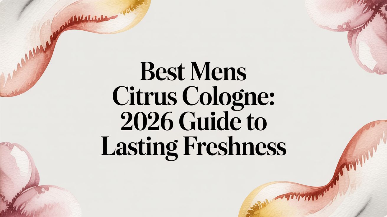 Best Mens Citrus Cologne: 2026 Guide to Lasting Freshness - Decant Sample
