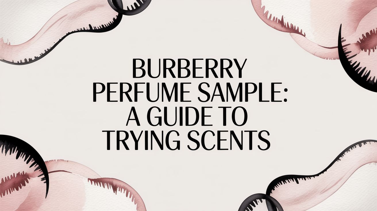 Burberry Perfume Sample: A Guide to Trying Scents - Decant Sample