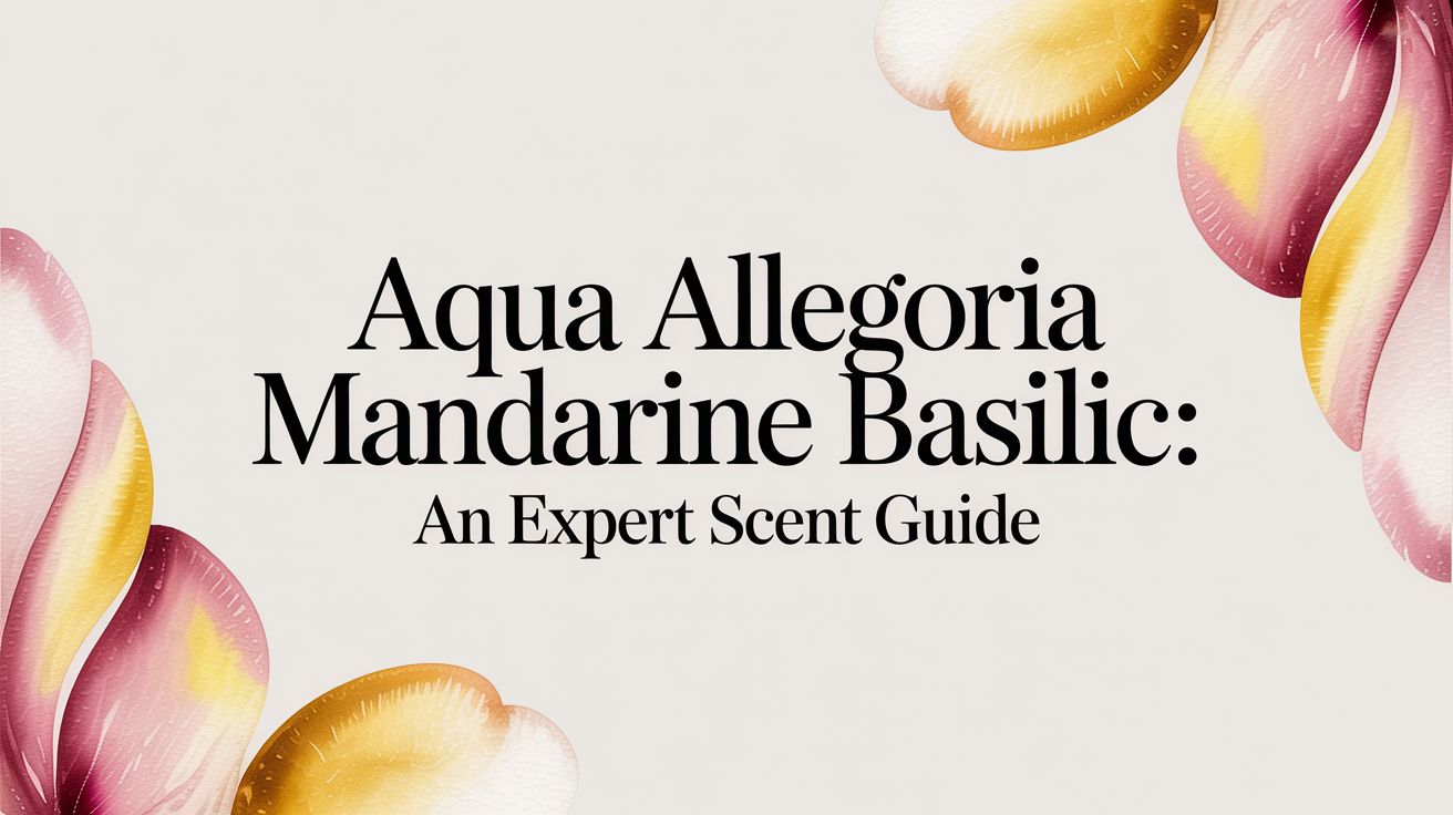 Aqua Allegoria Mandarine Basilic: An Expert Scent Guide - Decant Sample