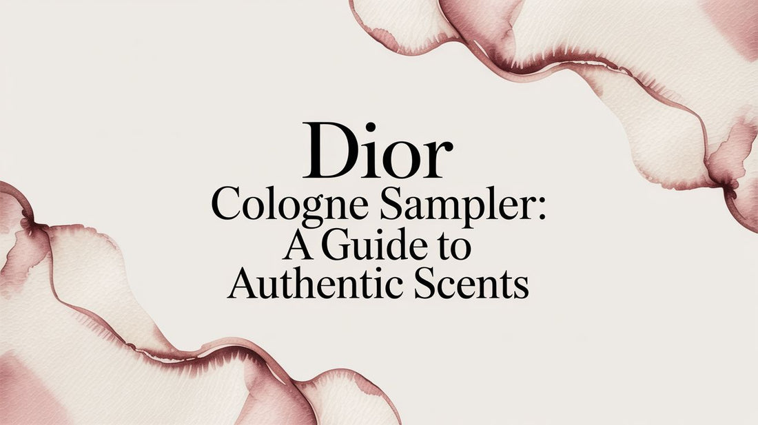 Dior Cologne Sampler: A Guide to Authentic Scents - Decant Sample