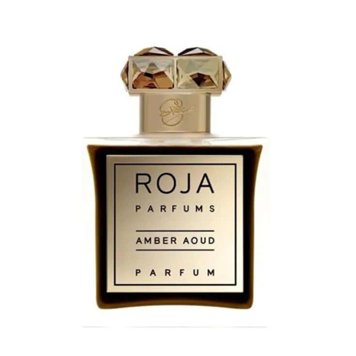 Amber Aoud Roja Dove decant fragrance sample bottle for women and men.
