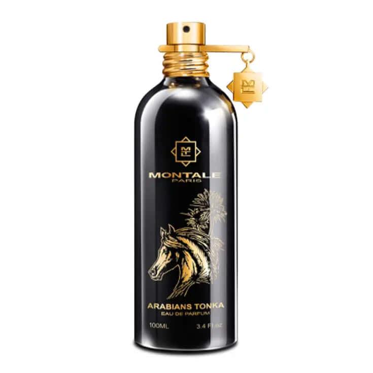 Arabians Tonka Montale perfume bottle showcasing luxury fragrance design for women and men.