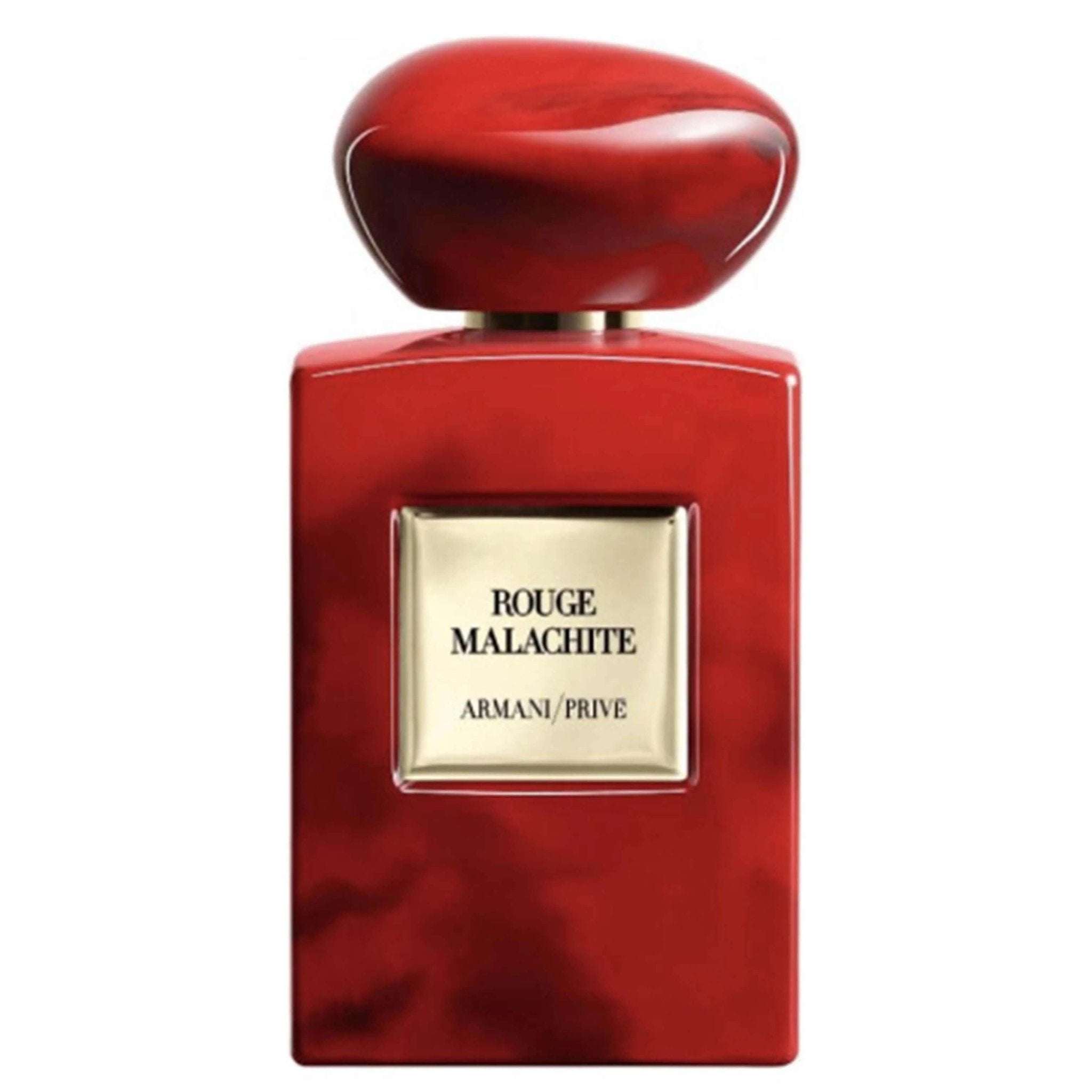 Armani Prive Rouge Malachite fragrance bottle for women and men.