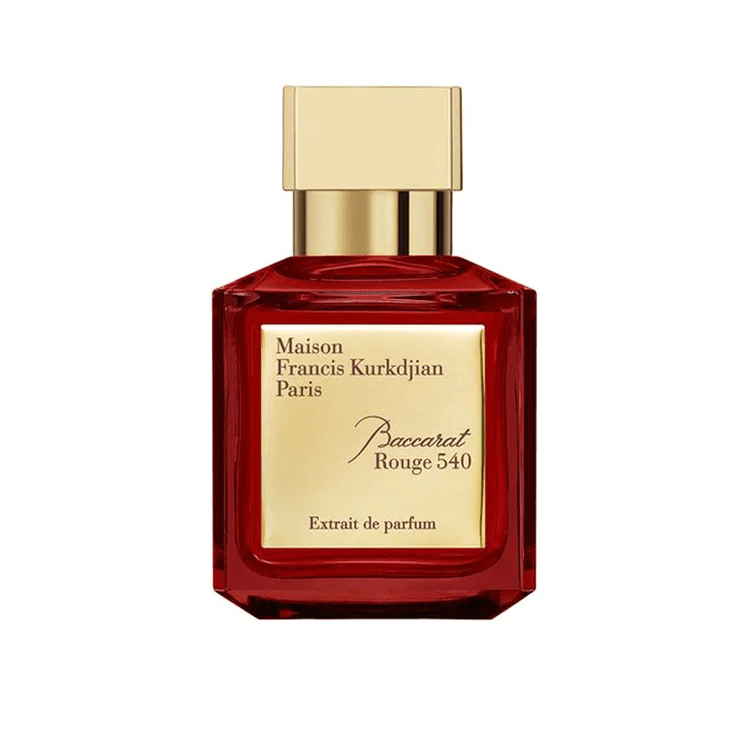 Baccarat Rouge 540 Extrait de Parfum bottle by Maison Francis Kurkdjian.