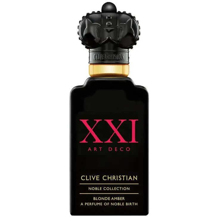Blonde Amber Clive Christian fragrance bottle for women and men.