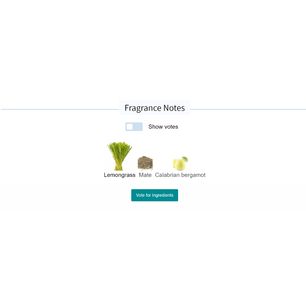Cactus Garden fragrance notes including lemongrass, mate, and Calabrian bergamot.