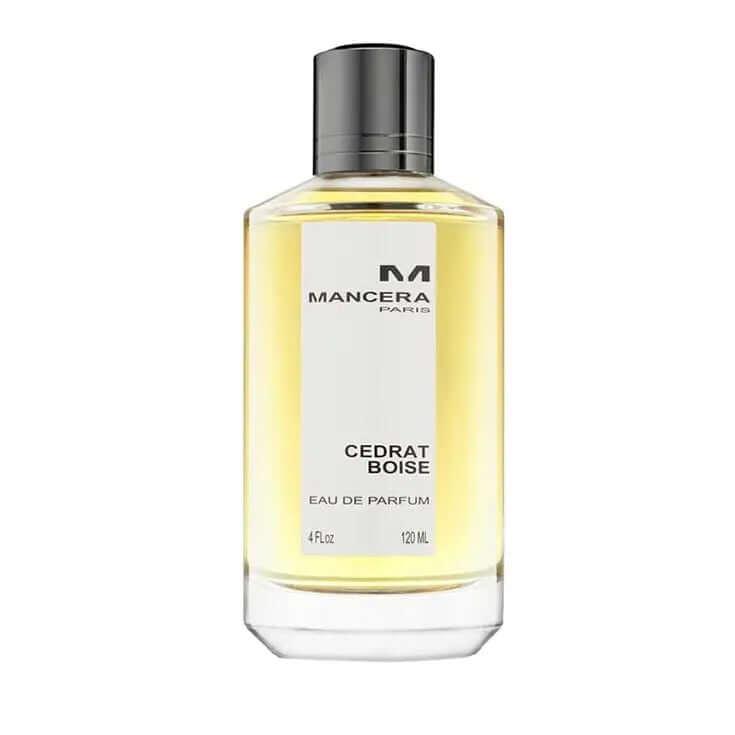 Cedrat Boise Mancera perfume bottle for men and women, showcasing a luxurious fragrance with citrus and aromatic notes.