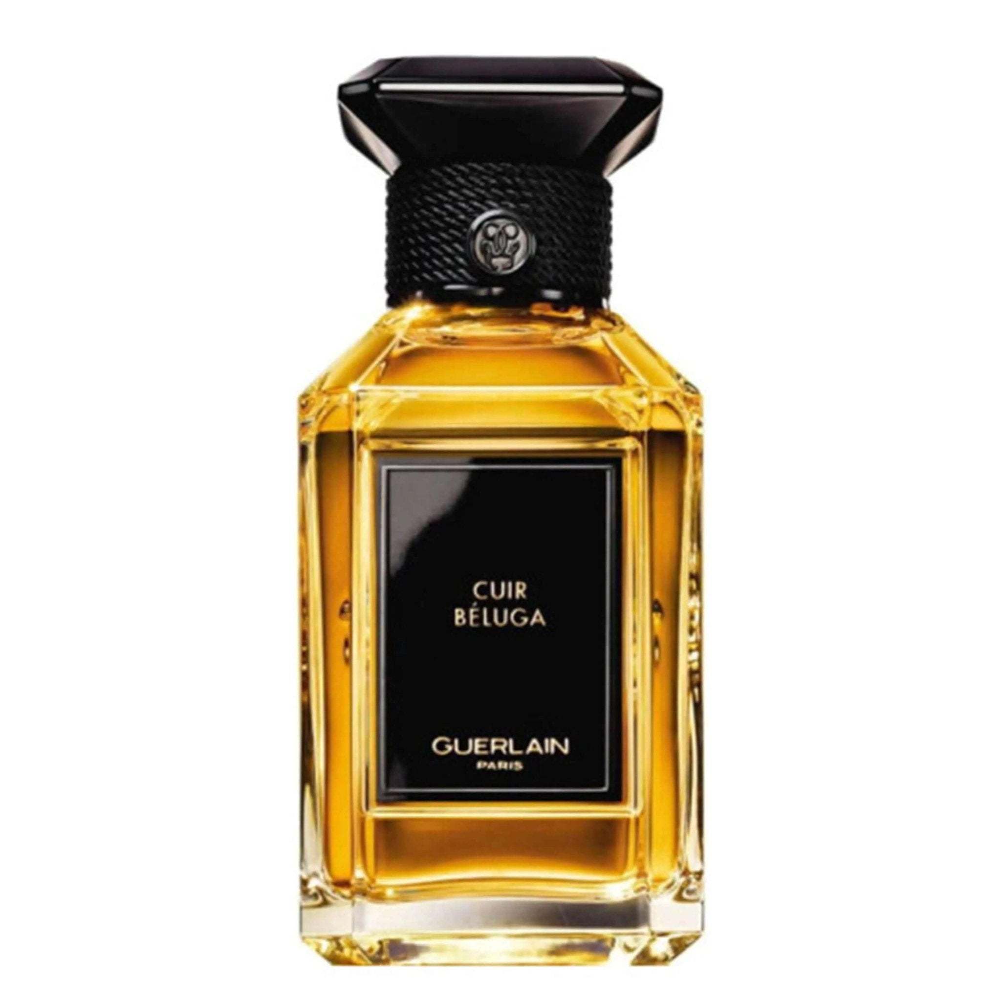 Cuir Béluga Guerlain fragrance bottle for women and men, leather scent.