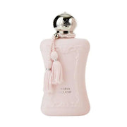 Delina Exclusif Parfums de Marly fragrance bottle with tassel, elegant and sophisticated scent for women.