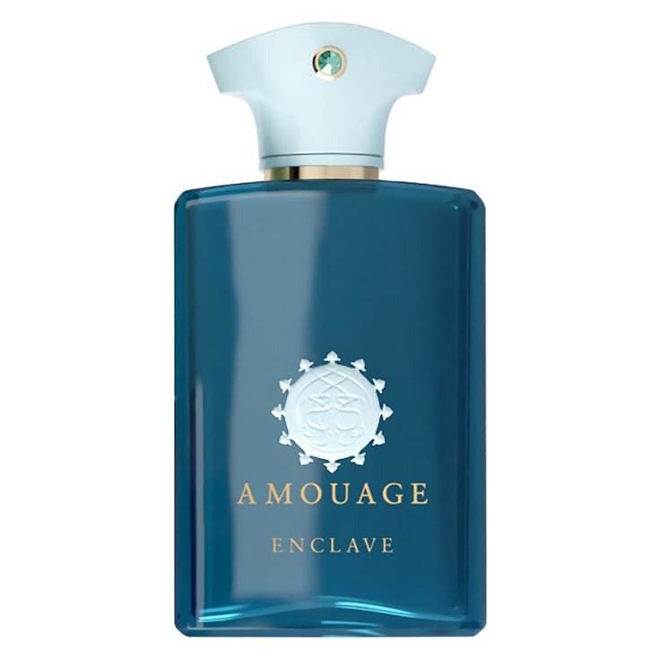 Enclave Amouage fragrance bottle for women and men, featuring sophisticated Amber Fougere scent.
