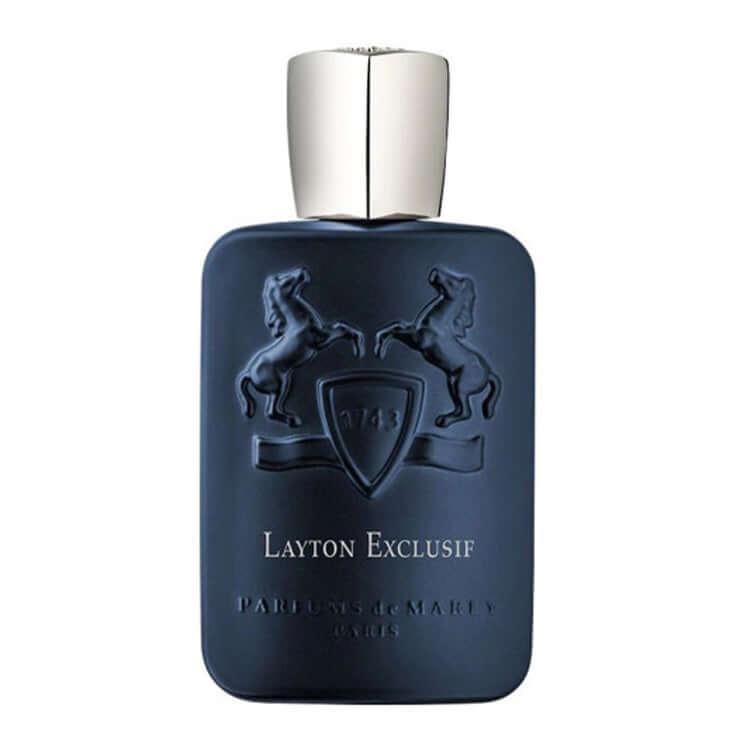 Layton Exclusif Parfums de Marly fragrance bottle with elegant design.