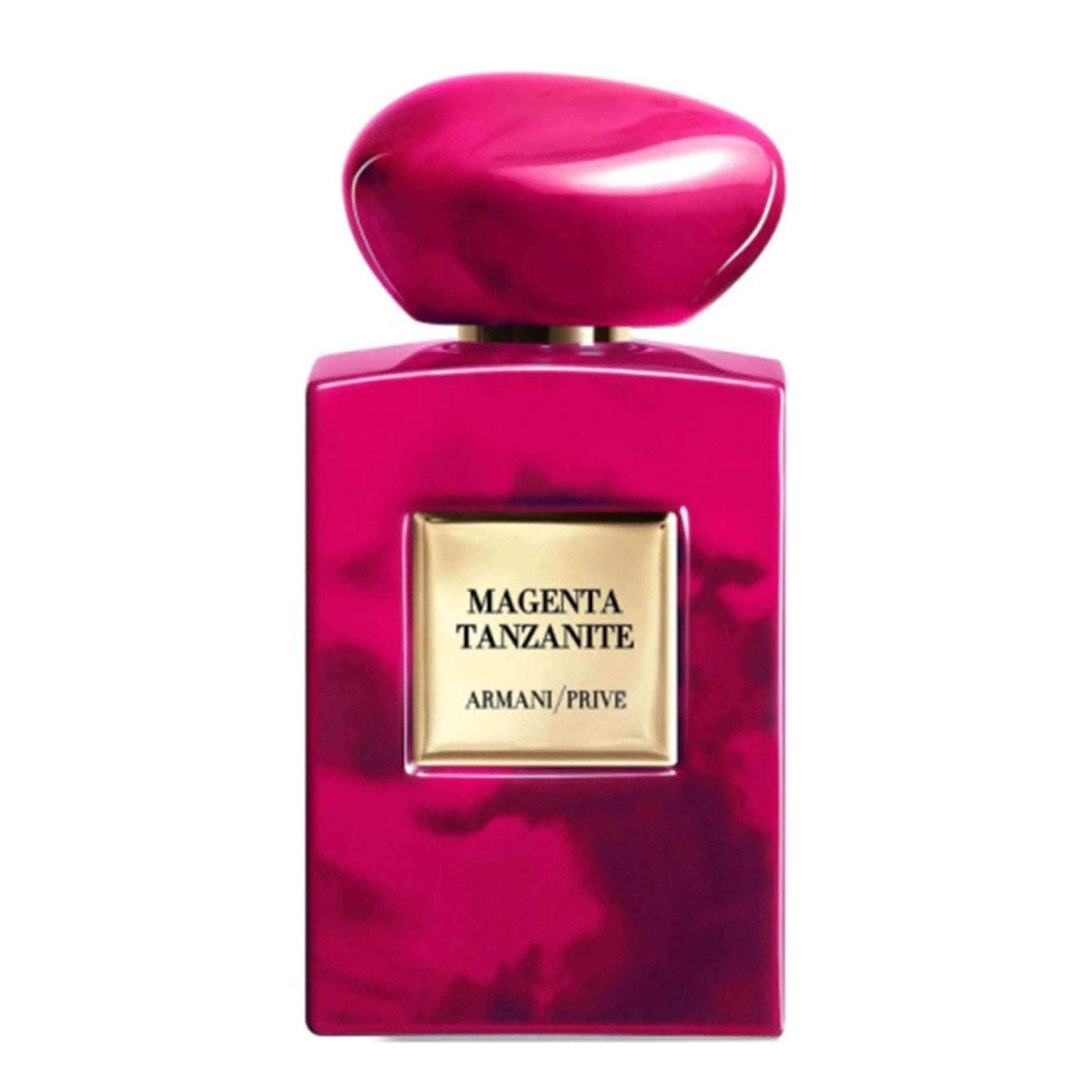 Magenta Tanzanite Giorgio Armani fragrance bottle for women and men.