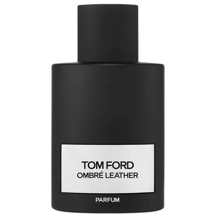 Tom Ford Ombré Leather Parfum bottle for men and women.