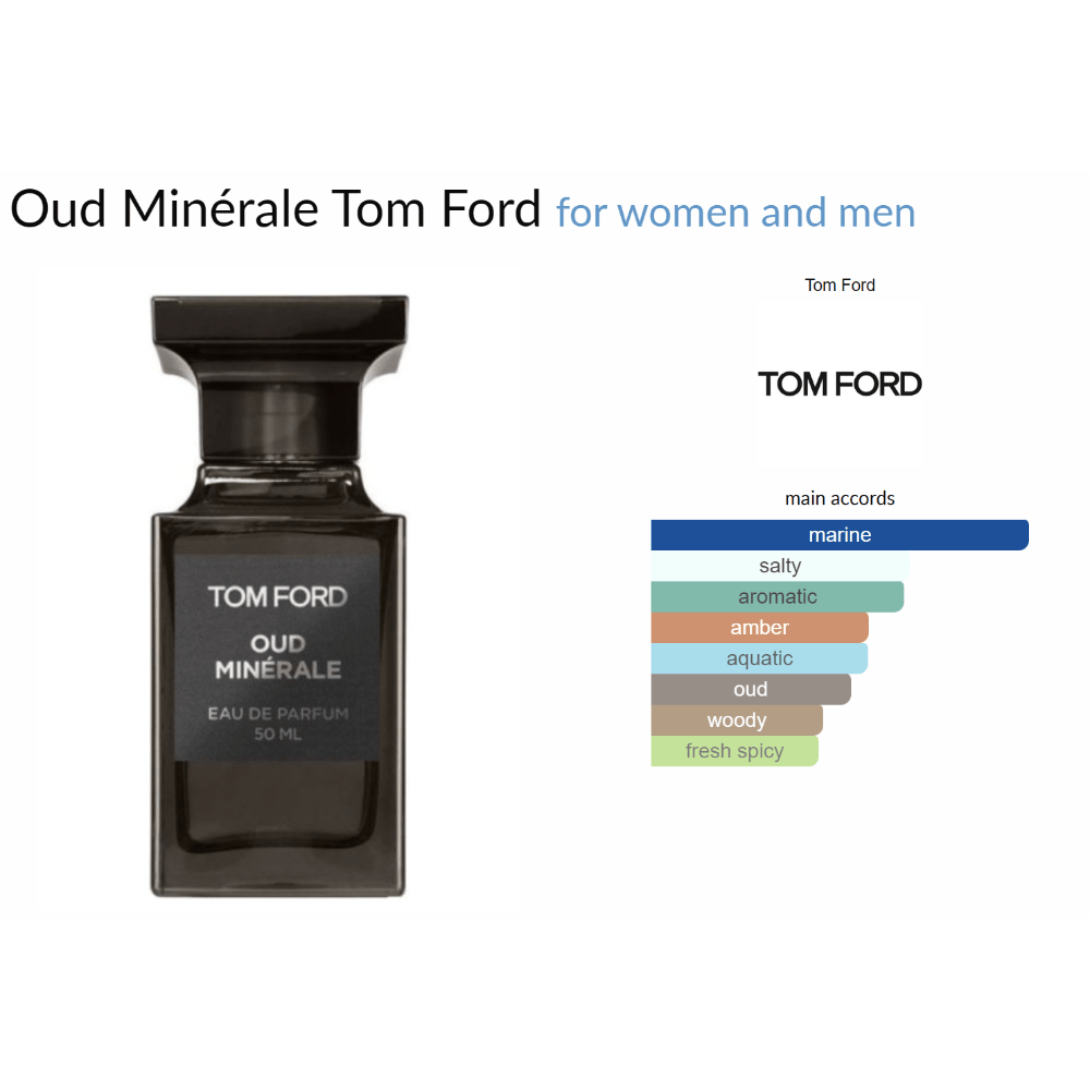 Oud Minérale Tom Ford for women and men - Decant Sample