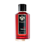 Red Tobacco Mancera fragrance bottle for women and men.