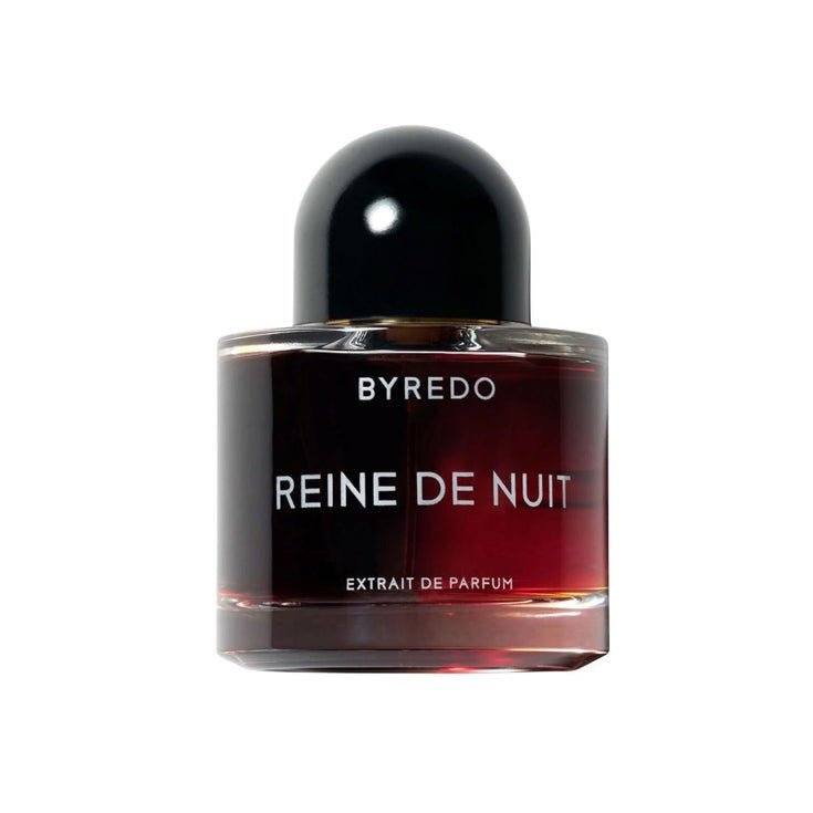 Byredo Reine de Nuit fragrance bottle for women and men, 2019 Chypre Floral perfume sample.