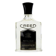 Royal Oud Creed fragrance bottle for women and men, featuring sophisticated Amber Fougere scent.