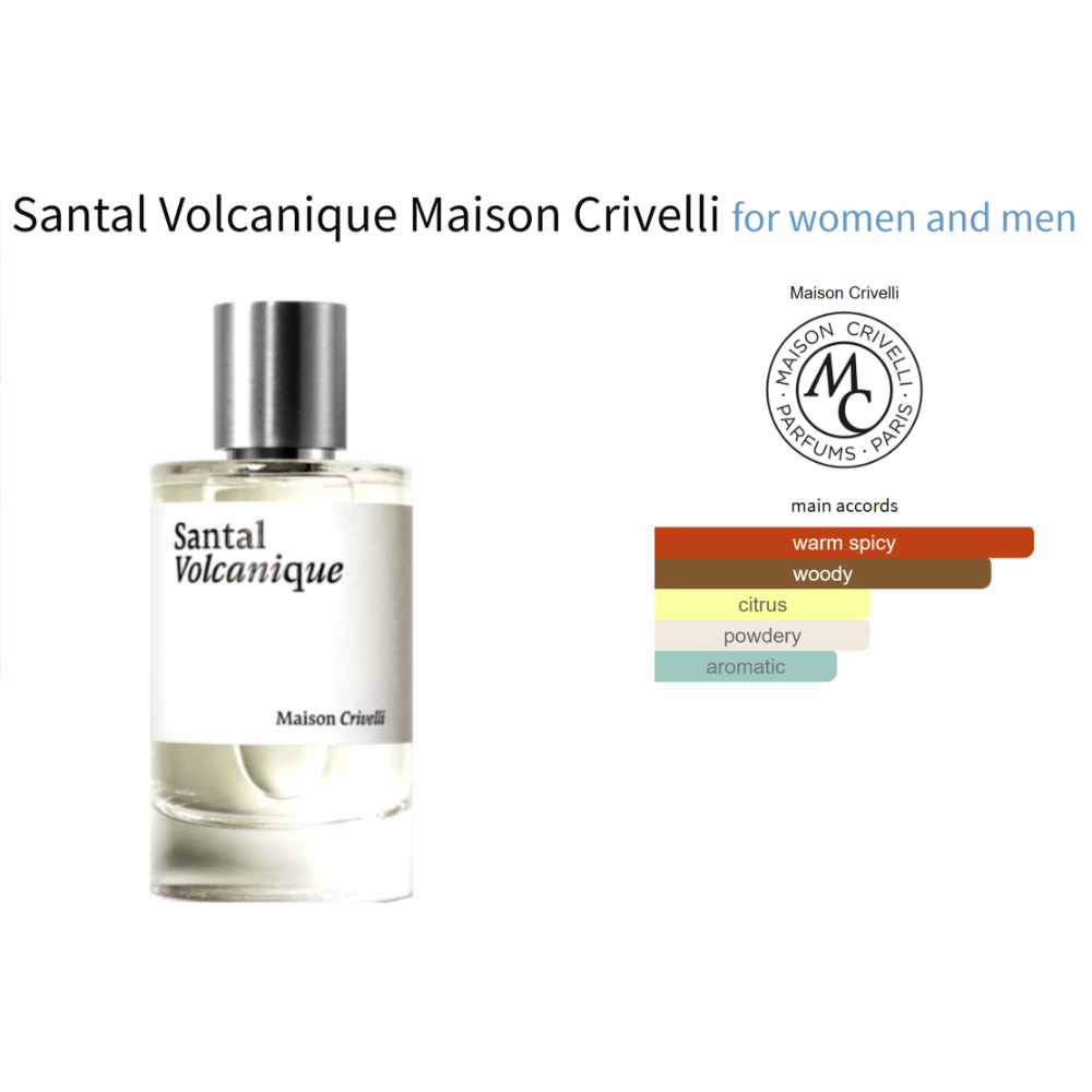 Santal Volcanique Maison Crivelli for women and men - Decant Sample
