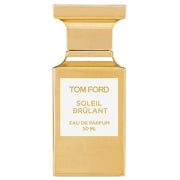 Tom Ford Soleil Brûlant fragrance bottle for women and men, amber woody scent, decant sample.