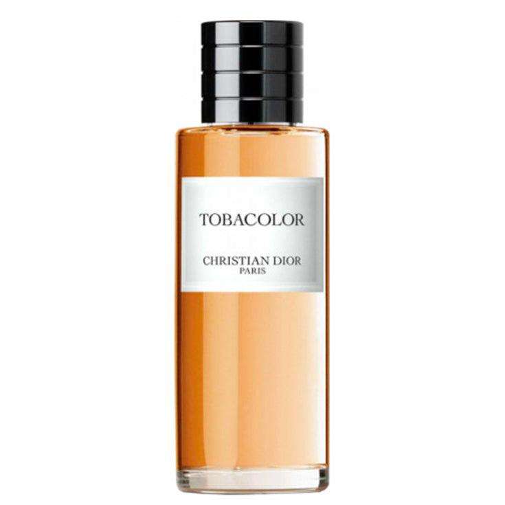 Tobacolor Dior fragrance sample bottle for women and men, amber scent, 2021.