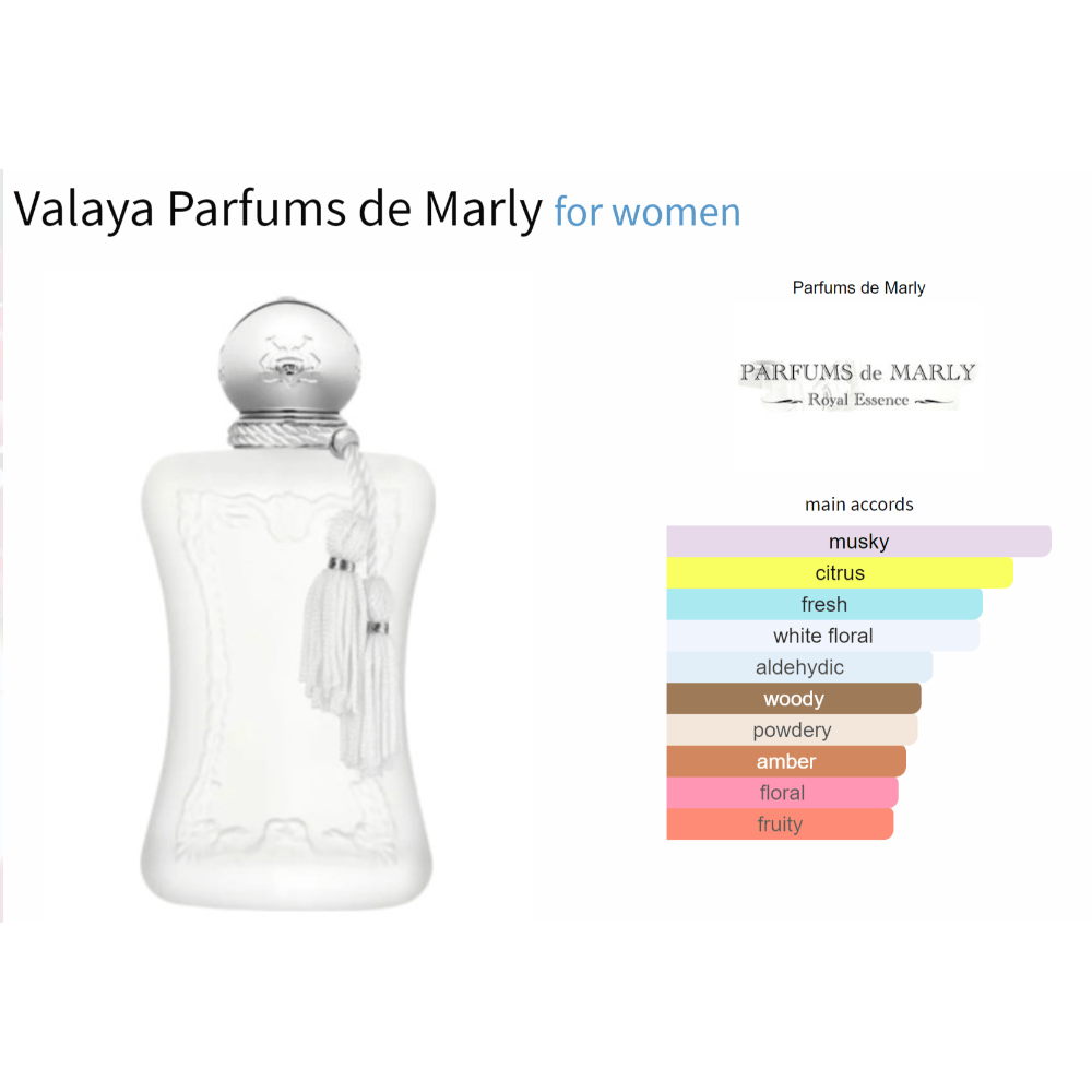 Valaya Parfums de Marly for women Decant Samples - Decant Sample