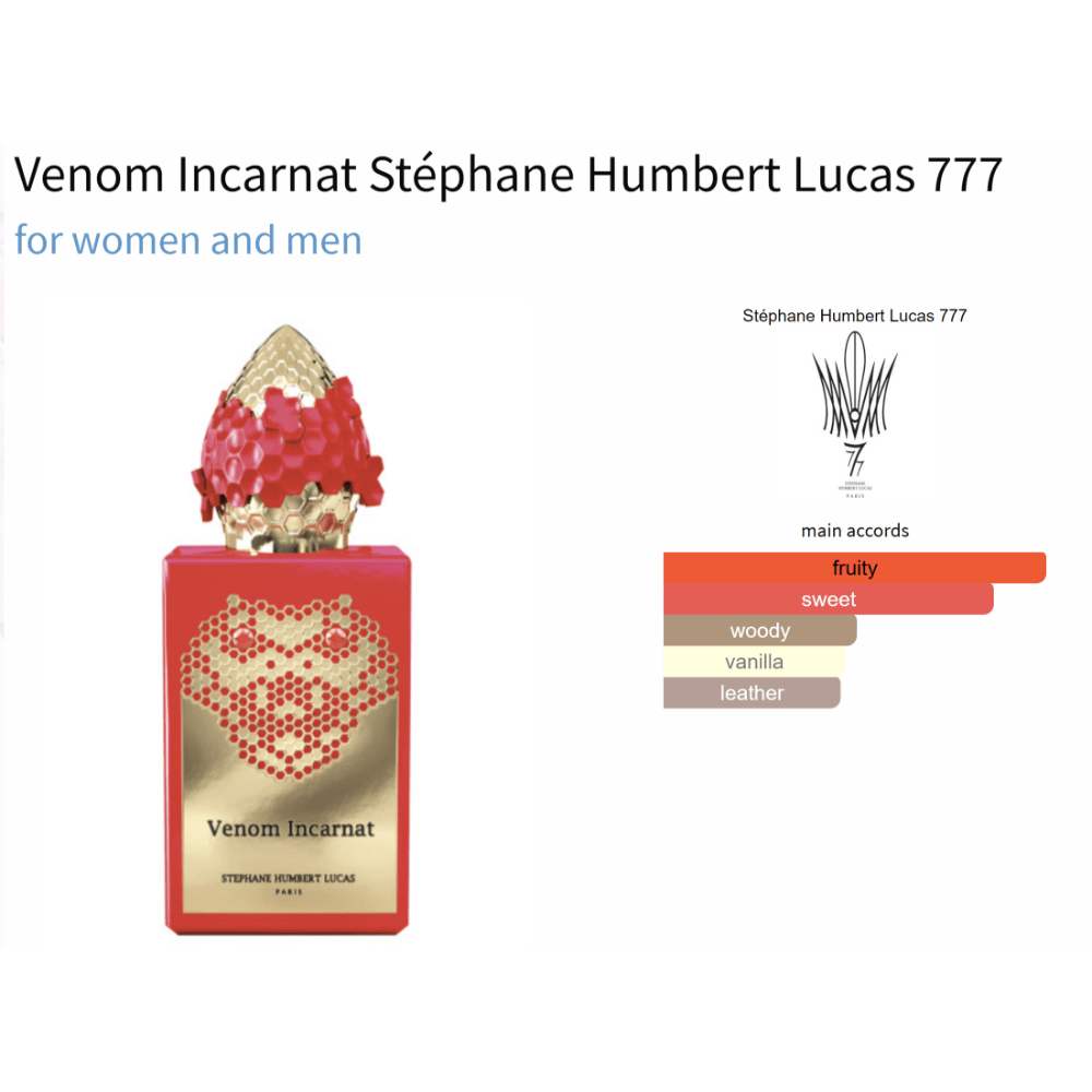 Venom Incarnat Stéphane Humbert Lucas 777 for women and men - Decant Sample